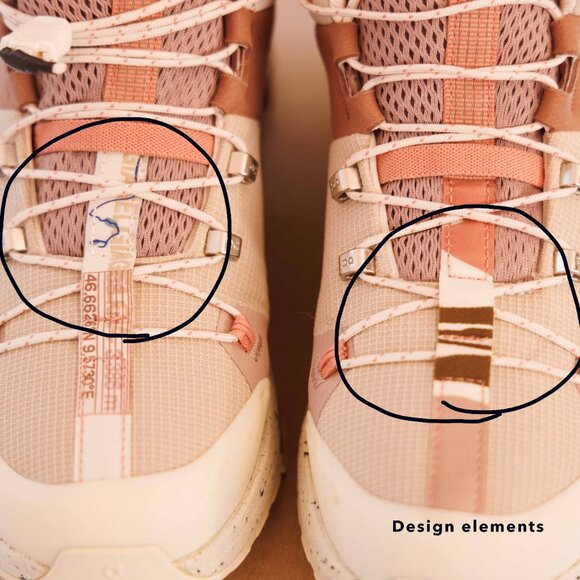 On Cloudtrax Size 8 Womens sneaker/boots Rose/Ivory - Picture 15 of 15